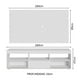 thumbnail image 3 of Mueble Mesa Para Tv Rack Madesa Orlando y Panel Hasta 65 B, 3 of 5