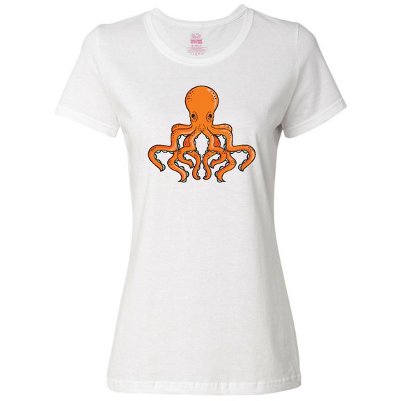 Inktastic Orange Octopus Women's T-Shirt