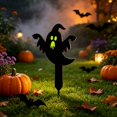 thumbnail image 5 of Halloween Ghost Decor 5 X 3 Inch Glow in The Dark Halloween Decorations Outdoor Halloween Yard Decor for Lawn Porch Haunted House Party, 5 of 5