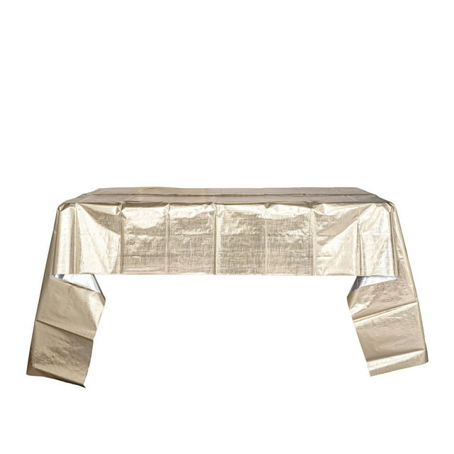 Nappe jetable métallique
