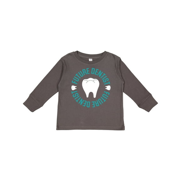 Inktastic Future Dentist Childs Dentistry Boys or Girls Long Sleeve Toddler T-Shirt