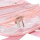 thumbnail image 3 of Transparent Backpack Waterproof Sturdy Fashion Eco-friendly PVC Clear Transparent Student Backpack Pink, 3 of 4