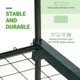thumbnail image 3 of 4 Tier Mini Greenhouse with PVC Cover & Roll-Up Zipper Door, Portable Waterproof Greenhouse for Garden Backyard, 27" x 19" x 62", Transparent, 3 of 12