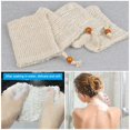 thumbnail image 4 of Paquete de 5 bolsas exfoliantes de jabón, bolsa de jabón de malla de sisal hecha a mano con cordón para uso en baño y ducha Ormromra CDWJ057, 4 of 6
