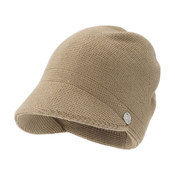 Gorro de punto de lana para mujer, gorros cálidos para vendedor de periódicos, invierno