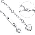 thumbnail image 4 of Pulsera ajustable TANGJMXG con dije de símbolo de amor infinito de plata de ley 925 Para mujer regalo día de la madre, 4 of 5