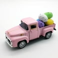 thumbnail image 6 of Easter Truck Toy & Decor – 1:32 Scale Mini Pickup with Colorful Eggs | 3+ Age Kid-Friendly Play Toy | Metal Truck Decorations | Easter Holiday Decor for Home, Shelf & Festive Displays (Pink), 6 of 7