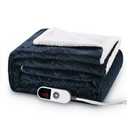 MARNUR Heated Throw Blanket Polar Fleece 50