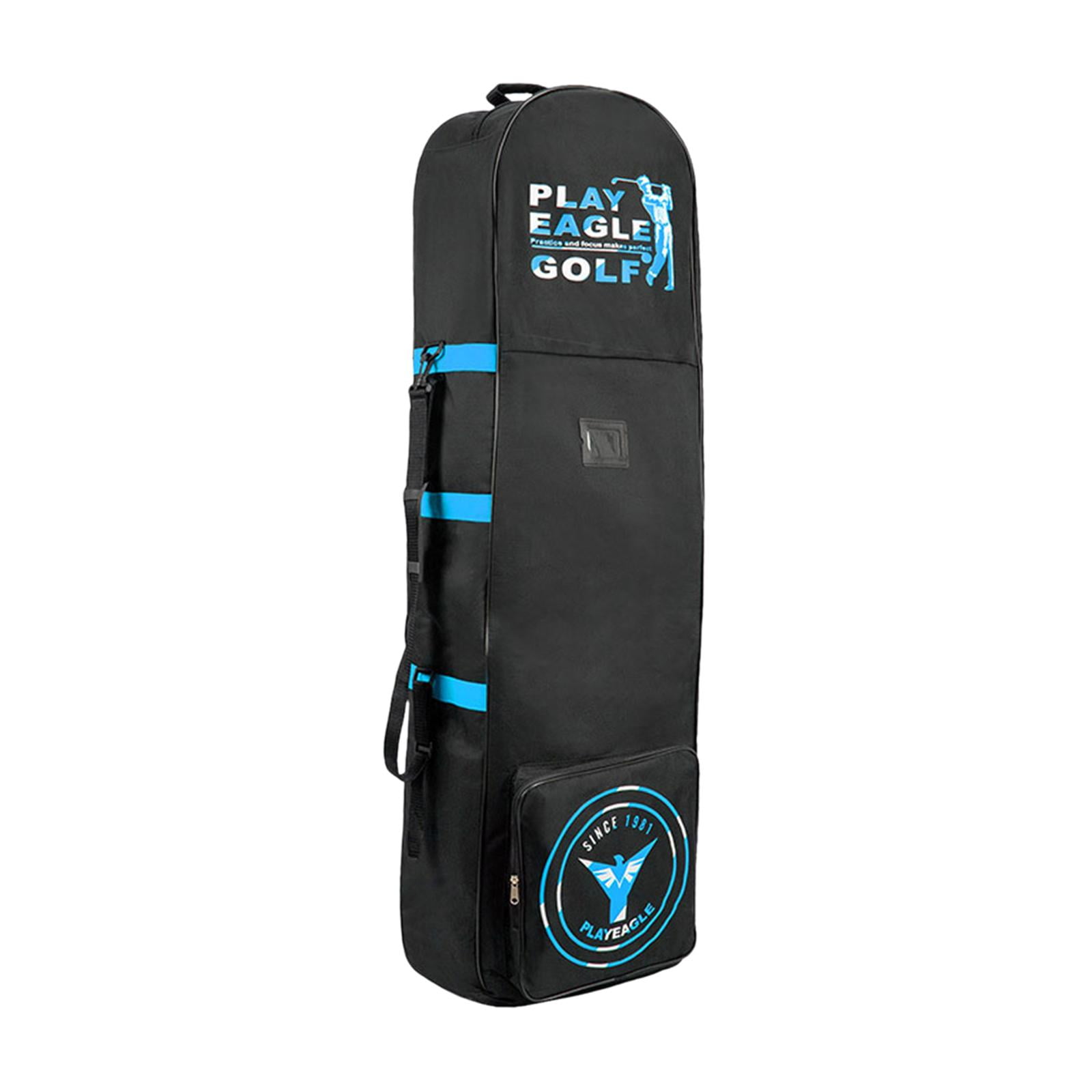 harayaa Airline Golf Travel Bag Golf Travel Cover Zipper Foldable Storage Bag Golf Clubs Blue