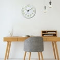 thumbnail image 4 of Reloj de pared redondo 12 pulgadas que brilla en la oscuridad Wdftyju, 4 of 9