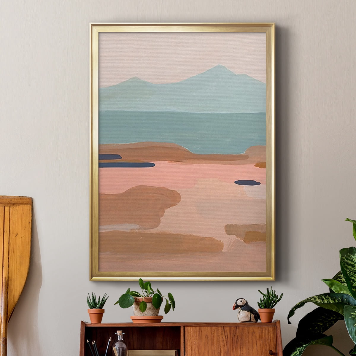 Desert Sunrise II Premium Framed Print, in Gold, Black, or Silver - Ready to Hang