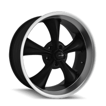 RIDLER 695 20X10 5X127 0ET 83.82CB MATTE BLACK/MACHINED LIP
