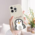 thumbnail image 2 of Exprese su personalidad divertida con una peculiar funda mate de doble capa con dibujos animados para iPhone 11 y 12 Pro, 2 of 4