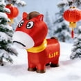 thumbnail image 1 of Adornos De Plástico Adorno de poni para Año Nuevo chino, figura convertible de caballo del zodíaco para exhibir en casa y oficina, decoración festiva para las fiestas. NCHKUN, 1 of 8