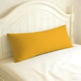 thumbnail image 5 of Ultra Soft Body Pillowcase, Ginger Yellow, 20x54 Inch, Brushed Microfiber with Envelope Closure, 1 Pack, 5 of 7
