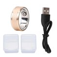 thumbnail image 2 of Intelligent Ring IP68 Waterproof Sports Fitness Tracker Smart Ring with USB Charging Cable for Sleeping Golden 23 0.81in Diameter 2.54in Perimeter, 2 of 5