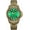Gold, variant on Men’s Analog Quartz Dress Watch with Vintage 3D Engraved Bezel & Strap, Stainless Steel Daily Wear Wristwatch with Luminous Date, Light Rain & Sweat Resistant