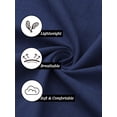 thumbnail image 4 of Mens Linen Shirt Long Sleeve Button Down Shirts Casual Lightweight Shirts Cotton Linen Breathable, 4 of 9