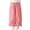 E213-Hot Pink, variant on hengsof Girls Spring Summer Solid Elastic Waist Casual Pants Cute Ruffle Hem Cotton Loose Comfortable Long Pants for 2-14 Years Kids