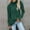 Green, variant on sweaters for women Womens Loose Long Sleeve Knit Sweater Casual O Neck Pullover Distressed Sweater Tops M