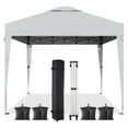thumbnail image 2 of Ladcaser 10'x10' Pop Up Canopy for Outdoor, Portable Instant Tent with Roller Bag and 4 Sandbags, Outdoor Sun Shade Shelter for Outdoor Party, Camping, Commercial Events, 2 of 7