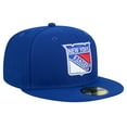 thumbnail image 3 of Men's New Era  Blue New York Rangers Core 59FIFTY Fitted Hat, 3 of 6