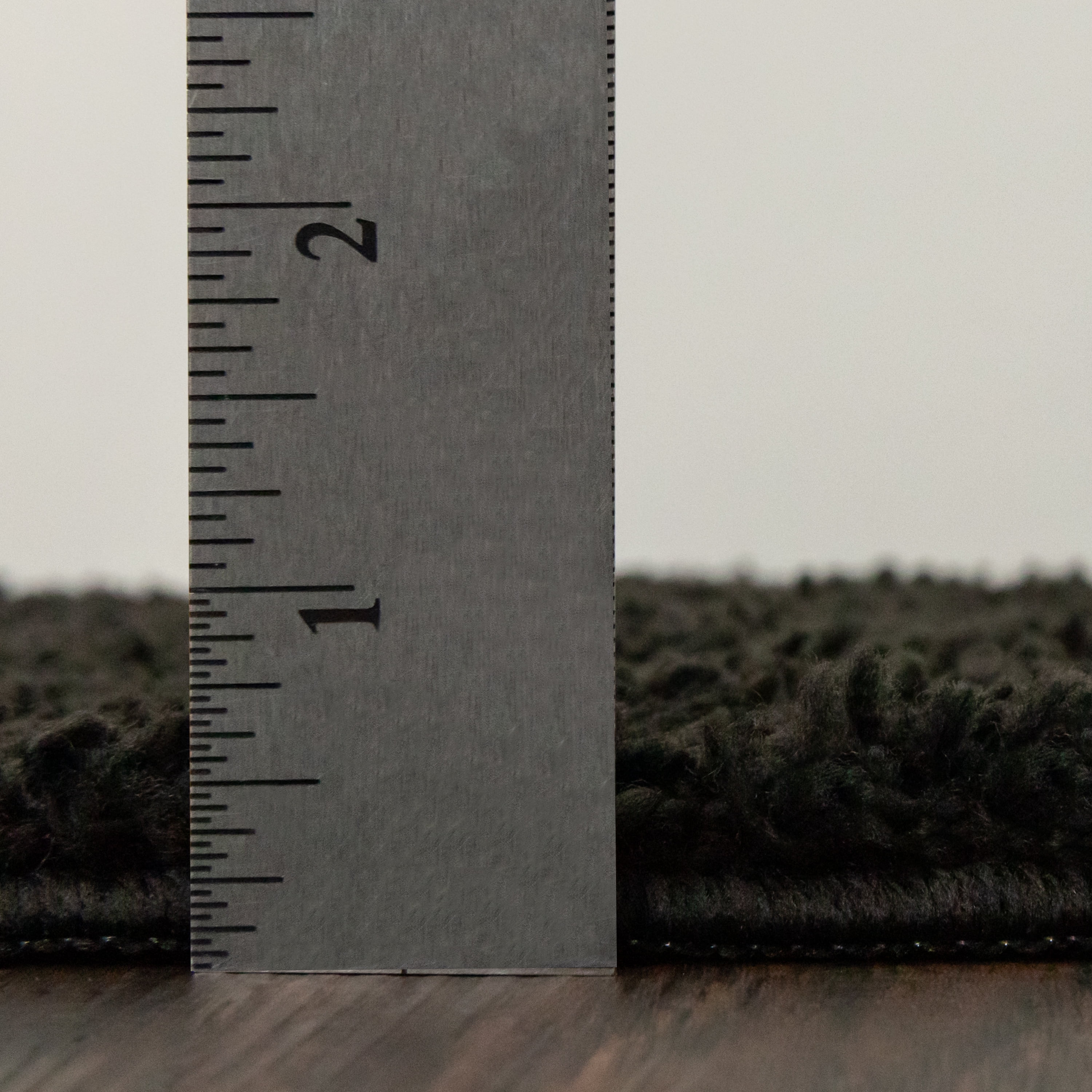 Mainstays Traditional Solid Black Shag Indoor Hallway Runner Rug, 1'9"x5'