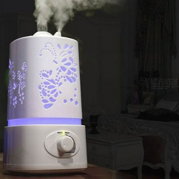 Aircare ultrasonic humidifier for 360 sq ft. coko warm moisture humidifier with led night light air warm mist humidifiers fragrance diffuser for bedroom white
