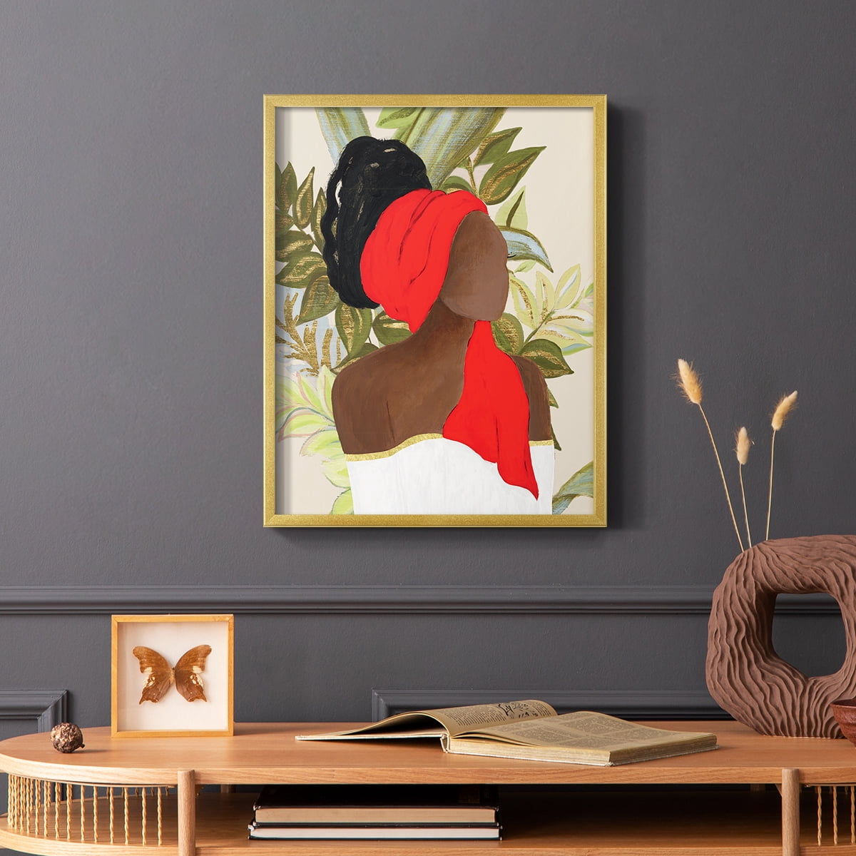 All That Beauty I in Paper Solid Wood 11 x 14 Framed Print