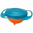 thumbnail image 4 of Set Of 3: Magic Bowl 360 Degree Rotation Spill Resistant Gyro Bowl With Lid For Toddler Baby Kids Children Red blue green [jkw], 4 of 5