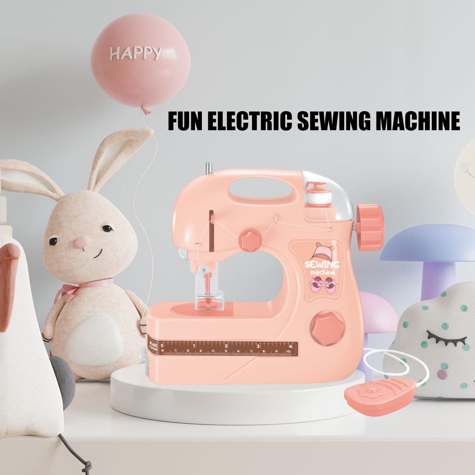 Small Electric Sewing Machine Portable Safe For Kids Craft Multifunctional Easy