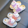 thumbnail image 2 of Children's  Rabbit Linen Slippers  Slides Girls' Home Indoor Non-slip Flip Flops For Four Seasons, 2 of 21