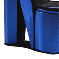 thumbnail image 3 of Benzara BM240361 High Heel Shoe Jewelry Box with 3 Hooks & Storage, Blue, 3 of 5