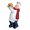 B, variant on KGJQ Cartoon Fat Chef Fridge Magnet, Hand-painted 3D Chef Refrigerator Magnet, Picture Photo Holder for Home Office Kitchen Decoration