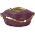 thumbnail image 3 of Casserole set | Inner Stainless Steel Casserole | Keeps Food hot & Fresh Chapati, Roti, Biryani Box | Kitchen Diwali Gift Item Set of 2 (2000 ml) Brown, 3 of 3