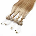 thumbnail image 3 of MY-LADY Balayage Micro Loop Ring 100% Remy Human Hair Extensions Thick Invisible Nano Beads Micro Link Hairpiece 50S 1G, 3 of 10