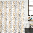 thumbnail image 2 of Yellow Grey Botanical Shower Curtain, Waterproof Shower Curtains for Bathroom, Spring Floral Summer Farmhouse Washable Fabric Bathtub Curtain Set Bath Decor with 12 Hooks Extra Long 72"x96", 2 of 8