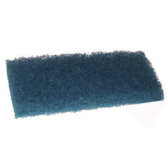 Shurhold Scouring Pad 1702 Used For General Teak Cleaning; Pad Type; Blue; Medium Texture; 10 Inch Length x 4-1/2 Width Dimension; Pack Of 2