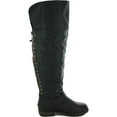 thumbnail image 2 of Journee Collection Womens Kane Faux Leather Wide Calf Knee-High Boots, 2 of 3