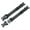 Black-2PCS, variant on 2 Pcs Tactical Rush Tier System Backpack Straps Accessories, Adjustable Tie Down Straps