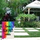 thumbnail image 3 of Bandera de jardín del orgullo, de arpillera, para exteriores, de 30 x 45 cm, de doble cara. Letrero de bienvenida "El amor siempre gana", arcoíris, para gays, lesbianas, LGBTQ, pansexuales, pequeñas, 3 of 5