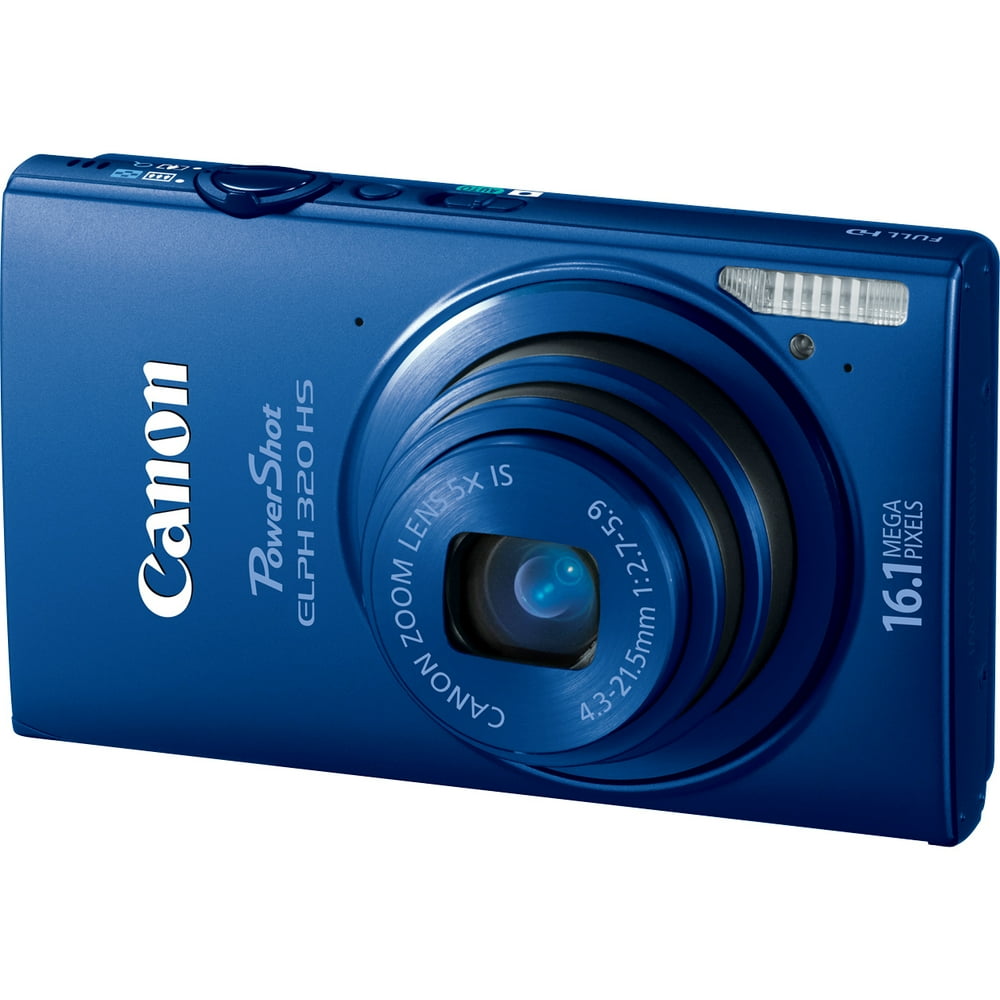 Canon PowerShot ELPH 320 HS 16.1 Megapixel Compact Camera, Blue