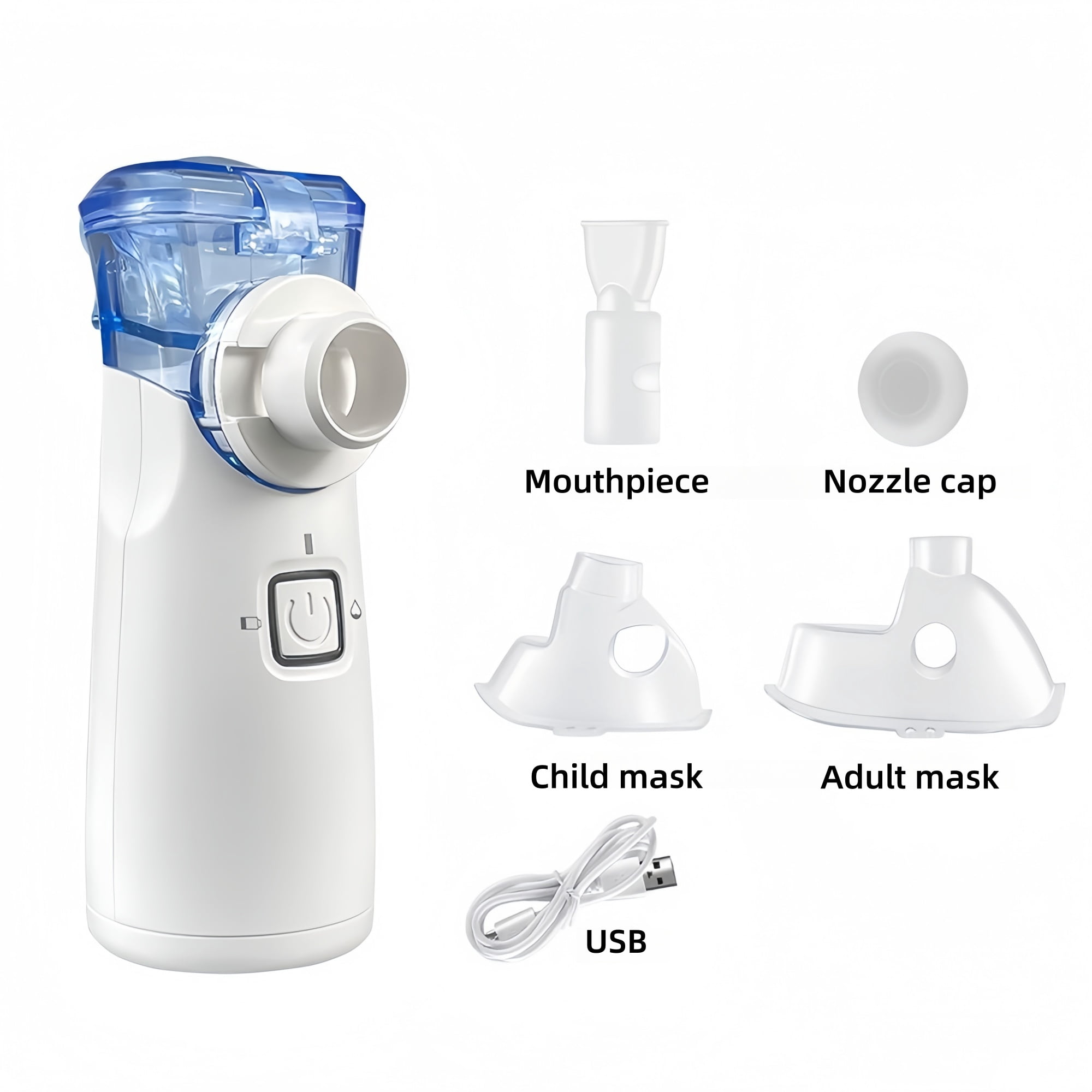 Portable Handheld Humidifier, For Travel Home Office, Quiet Auto-Clean