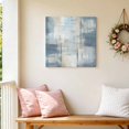 thumbnail image 6 of Canvas Wall Art, Blue Beige Framed Canvas Prints for Bathroom Kitchen, Oil Painting Abstract Art Contemporary Gallery Wrapped Wall Decor for Home Office, Gifts, 10"x10" Ship Next Day, 6 of 9