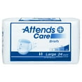 thumbnail image 2 of Attends Care Adult Incontinence Brief L Heavy Absorbency Breathable, BRHC30, Heavy, 72 Ct, 2 of 5