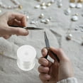 thumbnail image 2 of 1 Roll Diy String Crystal Jewelry Ropes White Plastic Round For Bracelet Strings And Bead Weaving, 2 of 8