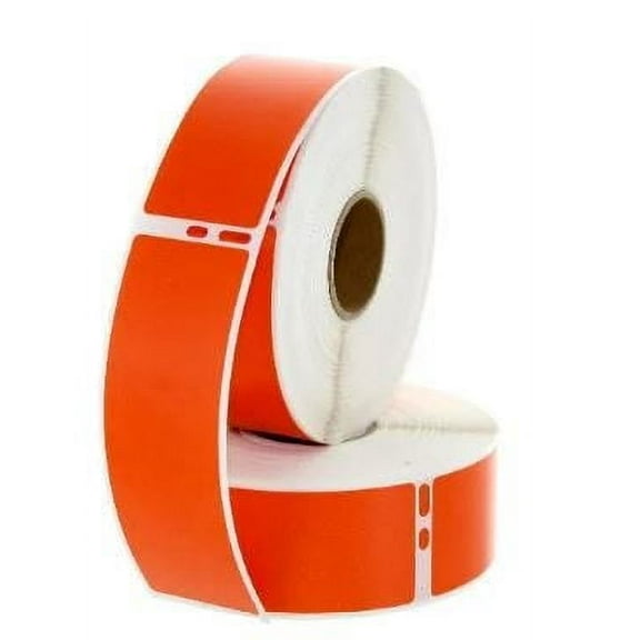 Dymo 30252 Compatible Address Labels 2 Orange Rolls Per Pack