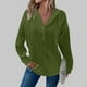 thumbnail image 1 of Chaquetas y abrigos casuales con capucha de manga larga para mujer, color liso, con botones y capucha, holgados, de Rowan, 1 of 8