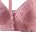 thumbnail image 3 of Lmueinov Bras for Women Supportive Wireless Push Up Bra Full Coverage No Underwire Floral Print Bralettes for Older Women, 3 of 3