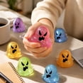 thumbnail image 5 of Squishy Halloween Ghost Stress Toy 12 Pack, Transparent Glitter Ghost Squeeze Pinch Toy, Jelly Sensory Fidget Toy, Halloween Party Favors for Kids and Adults, 5 of 7
